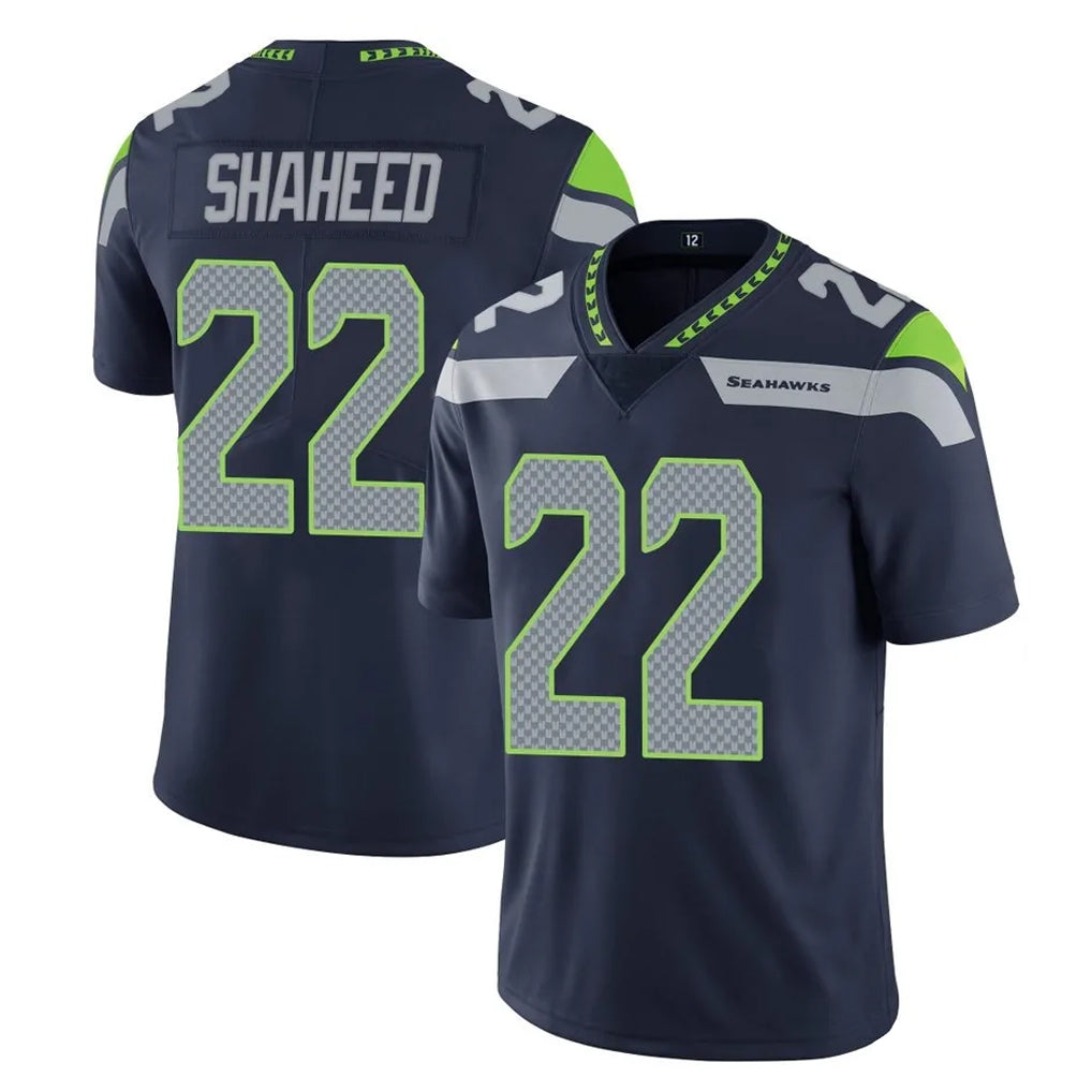 Choea S.Seahawks #22 Rashid Shaheed Player Navy Limited Vapor Untouchable Home Game Stitched Jerseys