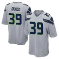 Choea S.Seahawks #39 Ty Okada Player Gray Home Game Stitched Jerseys