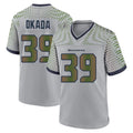 Choea S.Seahawks #39 Ty Okada Player Grey 2025 Rivalries Collection Home Game Stitched Jerseys