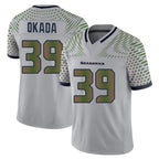 Choea S.Seahawks #39 Ty Okada Player Grey Limited 2025 Rivalries Collection Home Game Stitched Jerseys