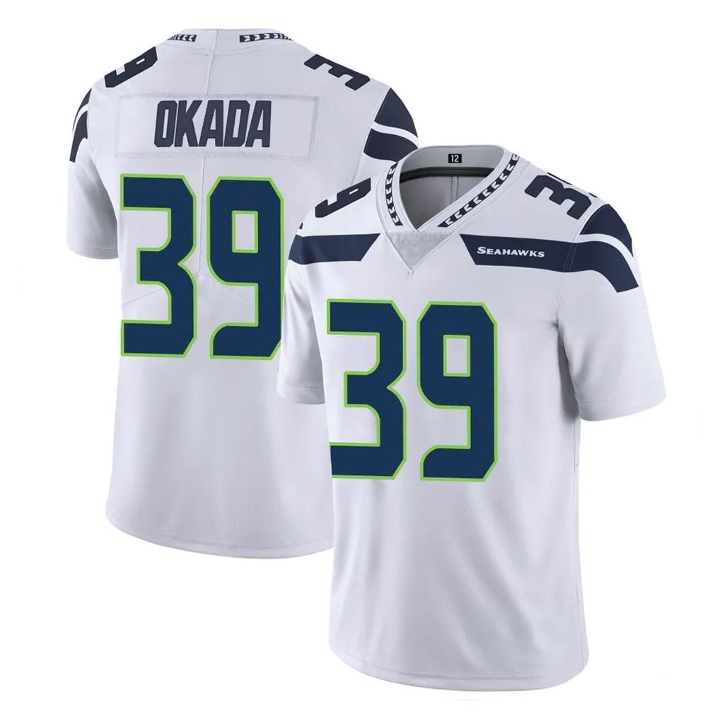 Choea S.Seahawks #39 Ty Okada Player White Limited Vapor Untouchable Home Game Stitched Jerseys
