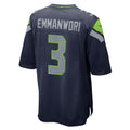 Choea S.Seahawks #3 Nick Emmanwori Player Navy Home Game Football Jersey