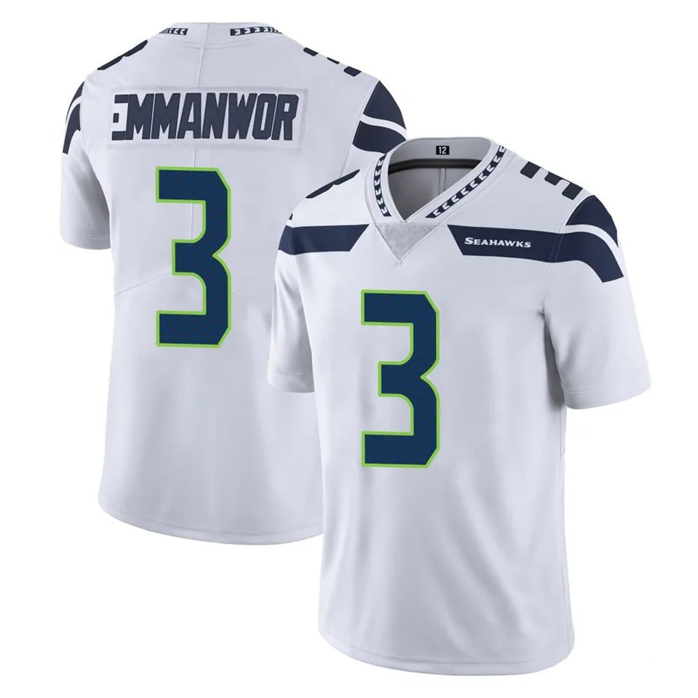 Choea S.Seahawks #3 Nick Emmanwori Player White Limited Vapor Untouchable Home Game Stitched Jerseys
