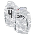 Choea S.Seahawks #4 Michael Dickson Player Arctic Camo Limited Salute to Service Pullover Hoodies Game Stitched Jerseys