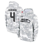 Choea S.Seahawks #4 Michael Dickson Player Arctic Camo Limited Salute to Service Pullover Hoodies Game Stitched Jerseys