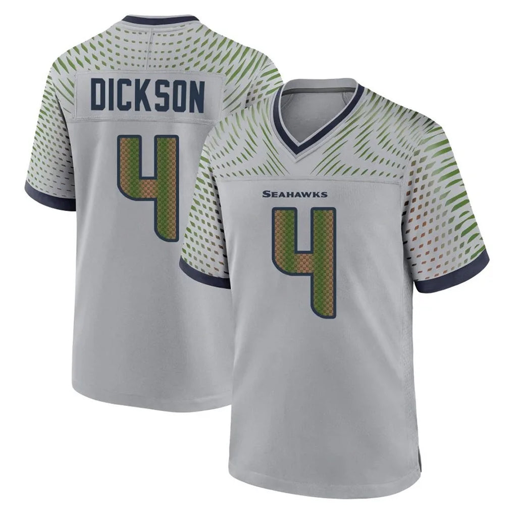 Choea S.Seahawks #4 Michael Dickson Player Grey 2025 Rivalries Collection Home Game Stitched Jerseys