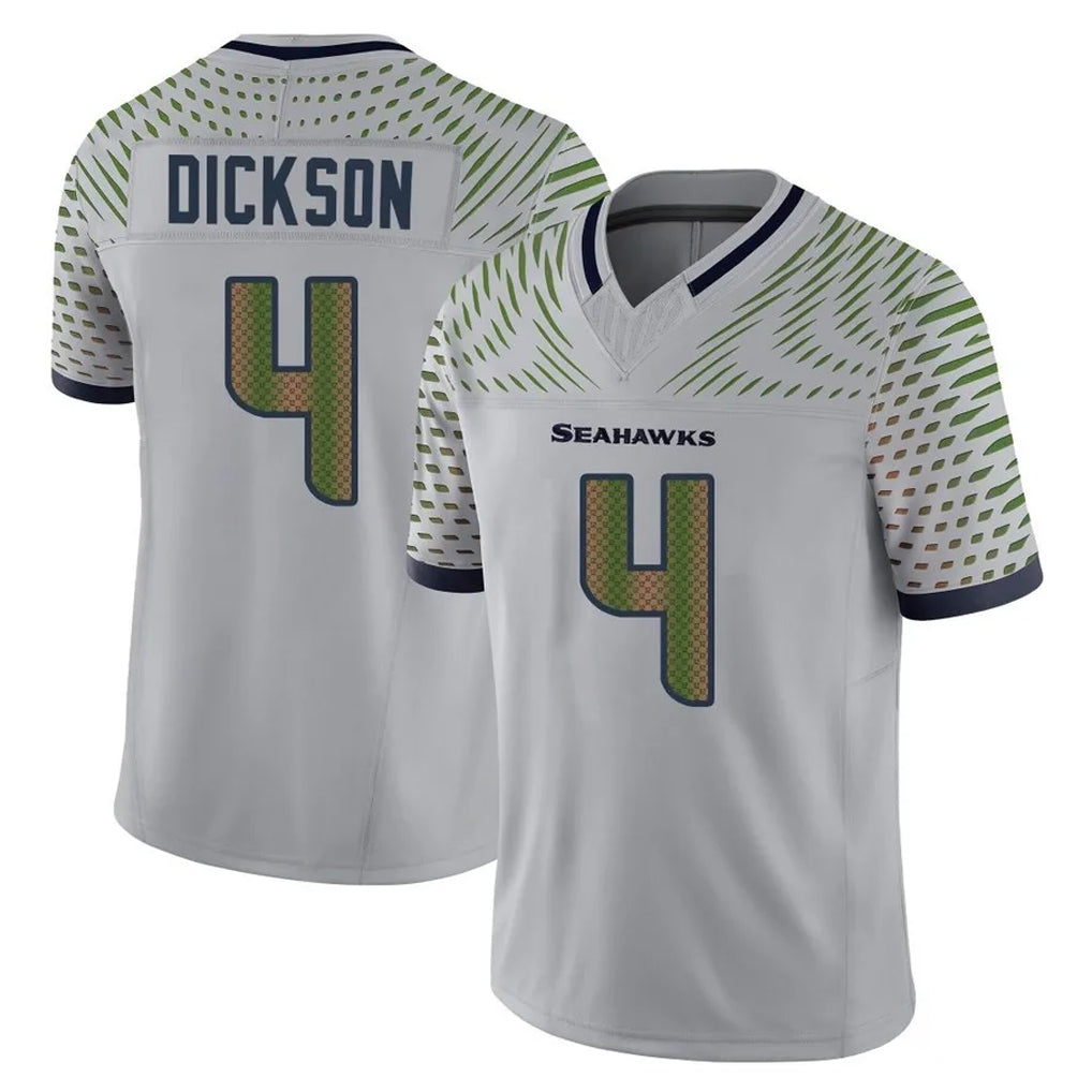 Choea S.Seahawks #4 Michael Dickson Player Grey Limited 2025 Rivalries Collection Home Game Stitched Jerseys