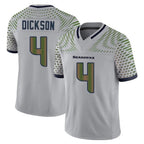 Choea S.Seahawks #4 Michael Dickson Player Grey Limited 2025 Rivalries Collection Home Game Stitched Jerseys