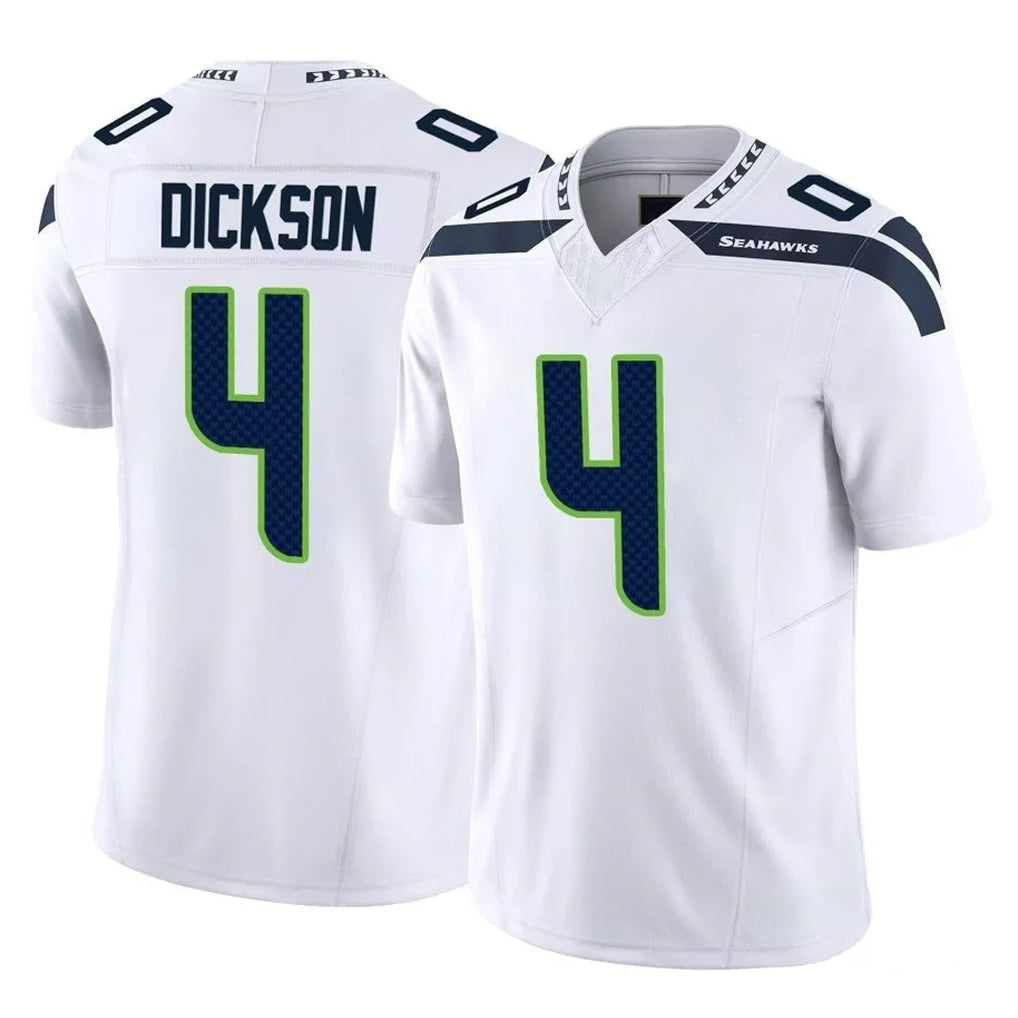 Choea S.Seahawks #4 Michael Dickson Player White Limited Vapor F.U.S.E. Home Game Stitched Jerseys