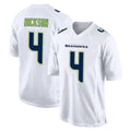 Choea S.Seahawks #4 Michael Dickson Player White Tundra Fashion Home Game Stitched Jerseys