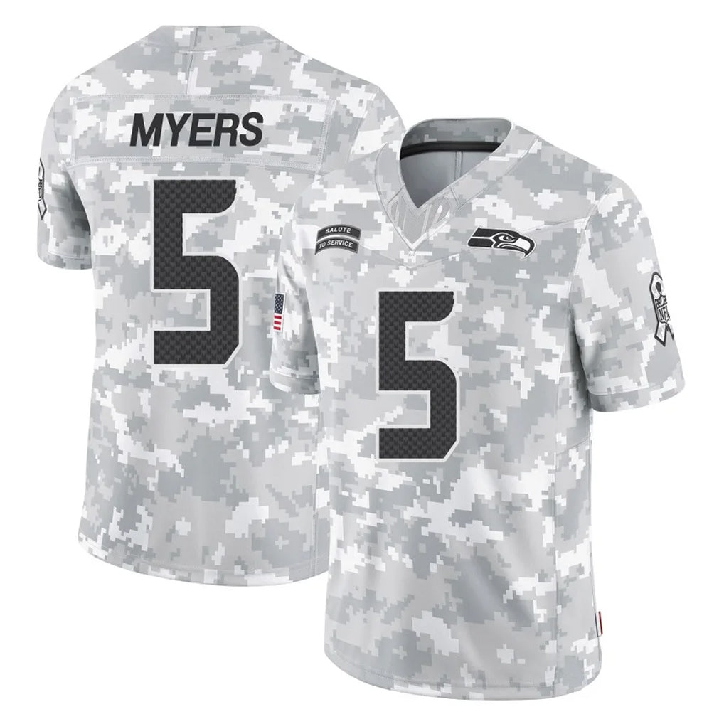 Choea S.Seahawks #5 Jason Myers Player Arctic Camo Limited Salute To Service Home Game Stitched Jerseys