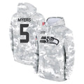 Choea S.Seahawks #5 Jason Myers Player Arctic Camo Limited Salute to Service Pullover Hoodies Game Stitched Jerseys