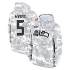 Choea S.Seahawks #5 Jason Myers Player Arctic Camo Limited Salute to Service Pullover Hoodies Game Stitched Jerseys