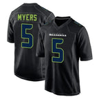 Choea S.Seahawks #5 Jason Myers Player Black Limited Fashion Home Game Stitched Jerseys