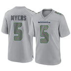 Choea S.Seahawks #5 Jason Myers Player Gray Atmosphere Fashion Home Game Stitched Jerseys