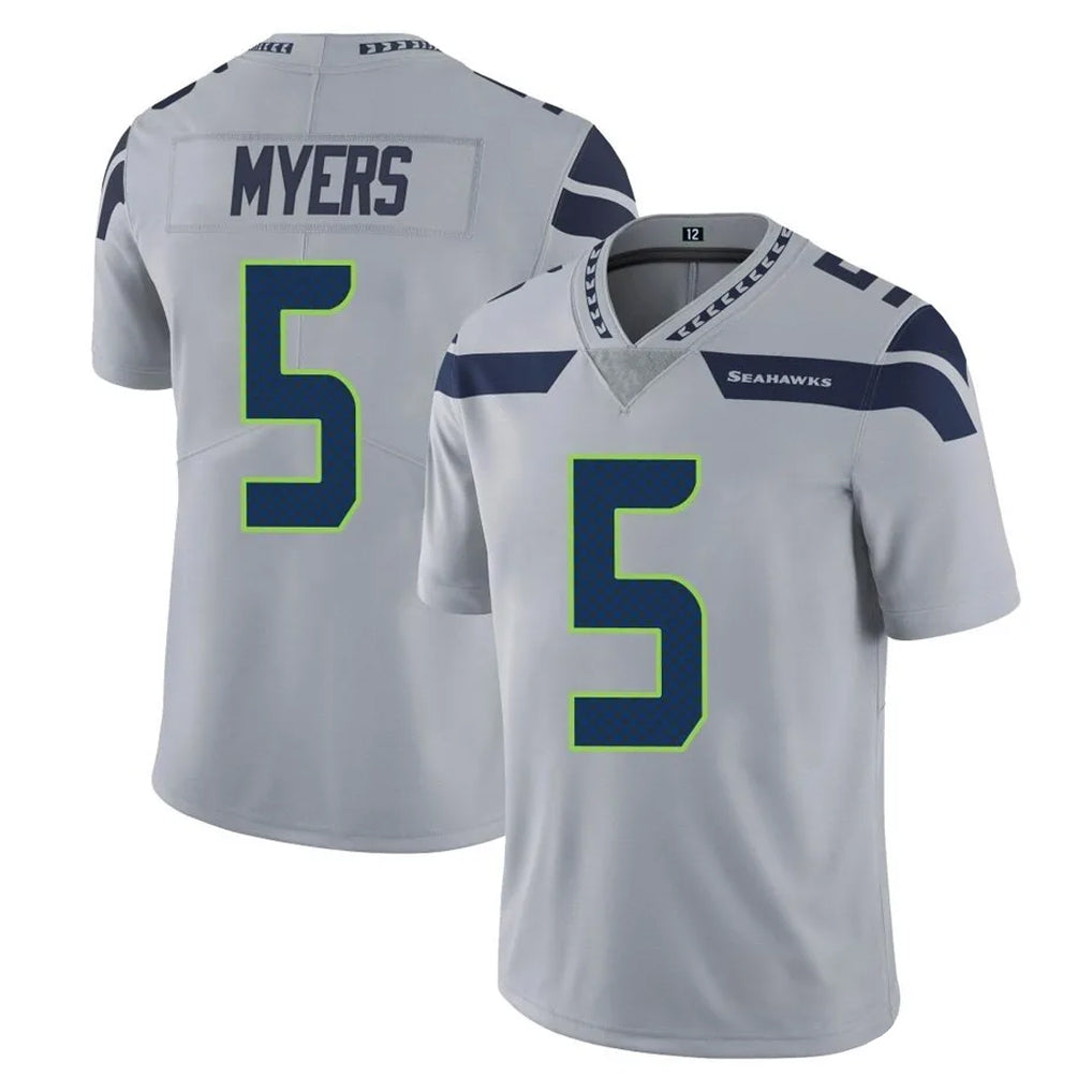 Choea S.Seahawks #5 Jason Myers Player Gray Limited Vapor Untouchable Home Game Stitched Jerseys