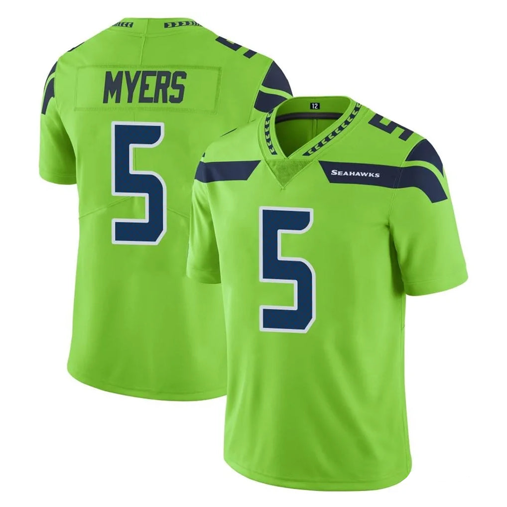 Choea S.Seahawks #5 Jason Myers Player Green Limited Color Rush Home Game Stitched Jerseys