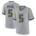 Choea S.Seahawks #5 Jason Myers Player Grey 2025 Rivalries Collection Home Game Stitched Jerseys