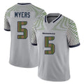 Choea S.Seahawks #5 Jason Myers Player Grey Limited 2025 Rivalries Collection Home Game Stitched Jerseys