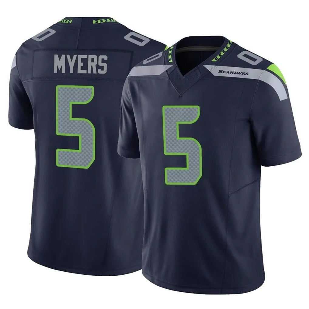 Choea S.Seahawks #5 Jason Myers Player Navy Limited Vapor F.U.S.E. Home Game Stitched Jerseys
