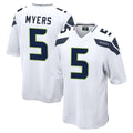 Choea S.Seahawks #5 Jason Myers Player White Home Game Stitched Jerseys