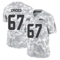 Choea S.Seahawks #67 Charles Cross Player Arctic Camo Limited Salute To Service Home Game Stitched Jerseys