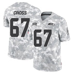 Choea S.Seahawks #67 Charles Cross Player Arctic Camo Limited Salute To Service Home Game Stitched Jerseys