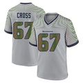 Choea S.Seahawks #67 Charles Cross Player Grey 2025 Rivalries Collection Home Game Stitched Jerseys