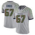 Choea S.Seahawks #67 Charles Cross Player Grey Limited 2025 Rivalries Collection Home Game Stitched Jerseys
