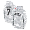 Choea S.Seahawks #7 Uchenna Nwosu Player Arctic Camo Limited Salute to Service Pullover Hoodies Game Stitched Jerseys