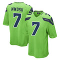Choea S.Seahawks #7 Uchenna Nwosu Player Green Home Game Stitched Jerseys