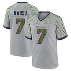 Choea S.Seahawks #7 Uchenna Nwosu Player Grey 2025 Rivalries Collection Home Game Stitched Jerseys