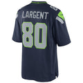 Choea S.Seahawks #80 Steve Largent Player Navy Home Game Stitched Jerseys