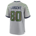 Choea S.Seahawks #80 Steve Largent Player Wolf Gray Rivalries Collection Game Stitched Jerseys