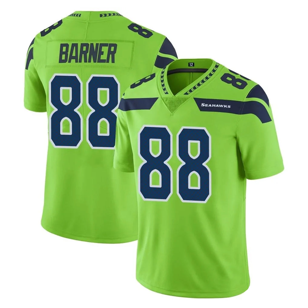 Choea S.Seahawks #88 AJ Barner Player Green Limited Color Rush Home Game Stitched Jerseys