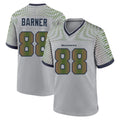 Choea S.Seahawks #88 AJ Barner Player Grey 2025 Rivalries Collection Home Game Stitched Jerseys