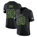 Choea S.Seahawks #90 Jarran Reed Player Black Impact Limited Home Game Stitched Jerseys