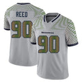 Choea S.Seahawks #90 Jarran Reed Player Grey Limited 2025 Rivalries Collection Home Game Stitched Jerseys