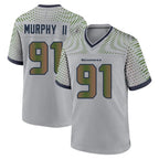Choea S.Seahawks #91 Byron Murphy II Player Grey 2025 Rivalries Collection Home Game Stitched Jerseys