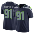 Choea S.Seahawks #91 Byron Murphy II Player Navy Limited Vapor F.U.S.E. Home Game Stitched Jerseys