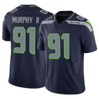 Choea S.Seahawks #91 Byron Murphy II Player Navy Limited Vapor F.U.S.E. Home Game Stitched Jerseys