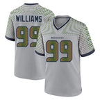 Choea S.Seahawks #99 Leonard Williams Player Grey 2025 Rivalries Collection Home Game Stitched Jerseys