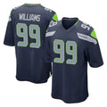 Choea S.Seahawks #99 Leonard Williams Player Navy Home Game Stitched Jerseys