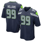 Choea S.Seahawks #99 Leonard Williams Player Navy Home Game Stitched Jerseys