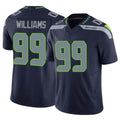 Choea S.Seahawks #99 Leonard Williams Player Navy Limited Vapor F.U.S.E. Home Game Stitched Jerseys
