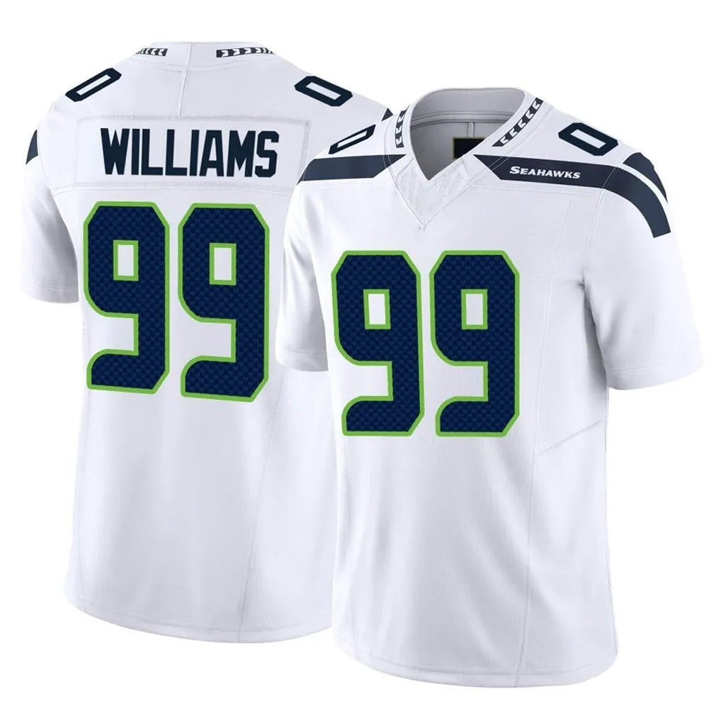 Choea S.Seahawks #99 Leonard Williams Player White Limited Vapor F.U.S.E. Home Game Stitched Jerseys