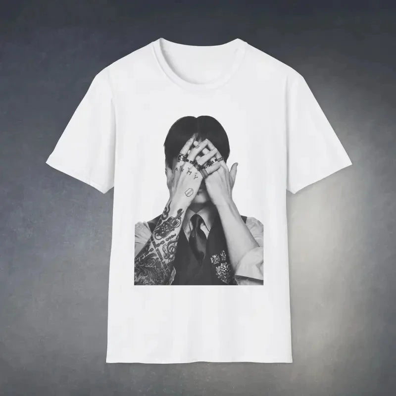 Cheap T-shirt Jerseys BTS Jungkook Graphics Unisex Cotton Shirt Kpop Boy Band 2026 Summer New High Quality Men's Women's Oversized Streetwear Tshirt
