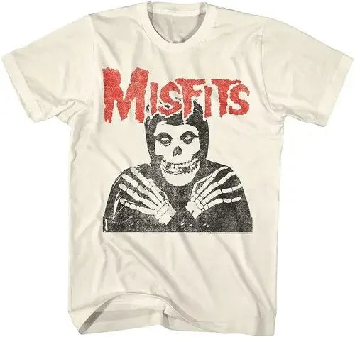 Cheap T-shirt Jerseys New Fashion Misfits Punk Style Tshirt Retro Street Skull Pattern Men's T-shirt