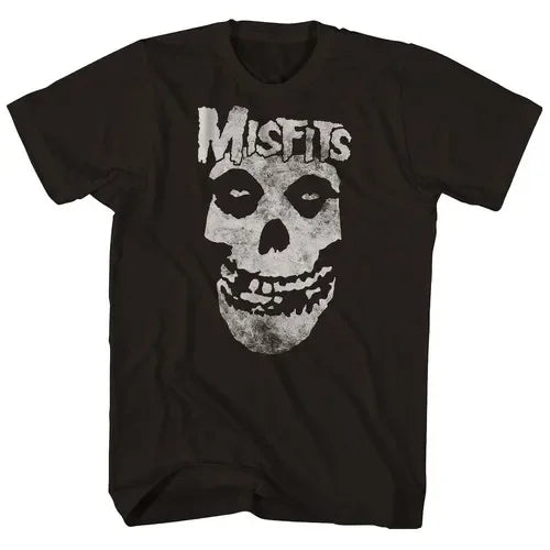 Cheap T-shirt Jerseys New Fashion Misfits Punk Style Tshirt Retro Street Skull Pattern Men's T-shirt