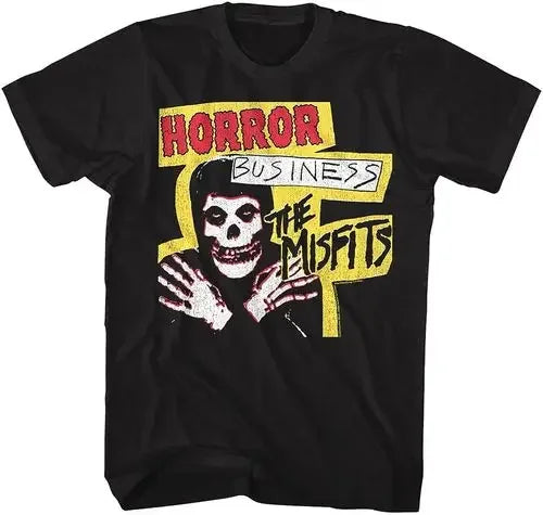 Cheap T-shirt Jerseys New Fashion Misfits Punk Style Tshirt Retro Street Skull Pattern Men's T-shirt